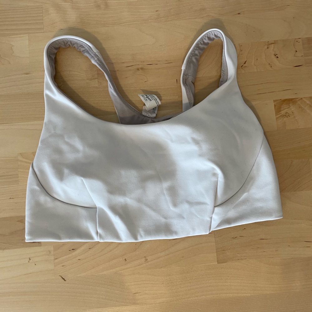 Lululemon Sports Bra, Size 8, White